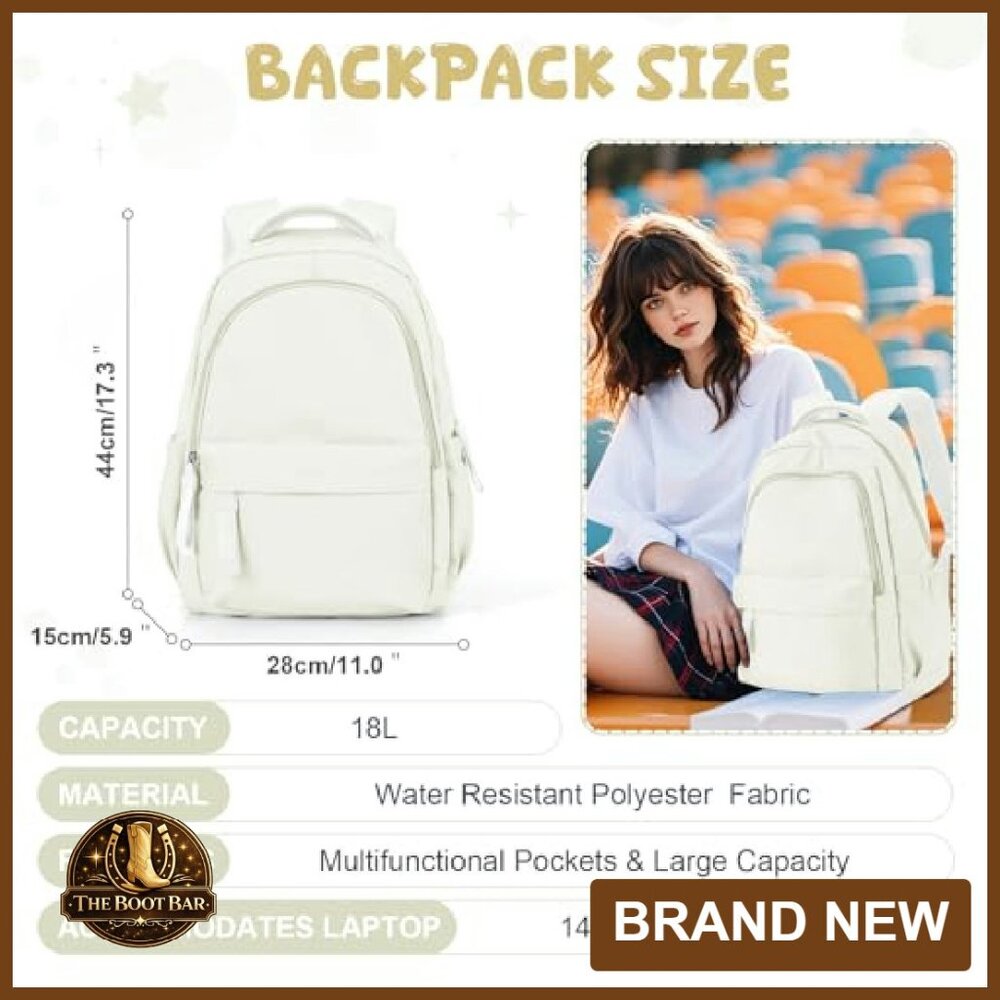 Lightweight Polyester Backpack With Laptop Compar… - image 4